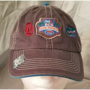 2009 NWT FedEx BCS National Championship Cap/Hat Florida Gators Oklahoma Sooners